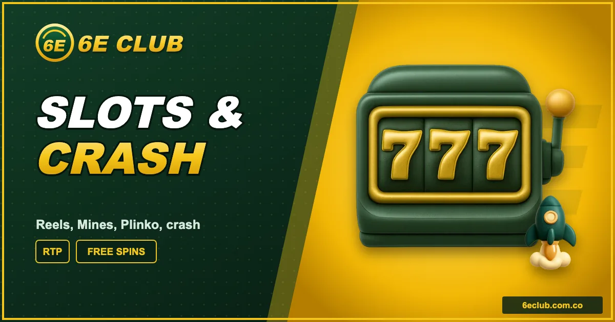 6E Club Slots guide banner